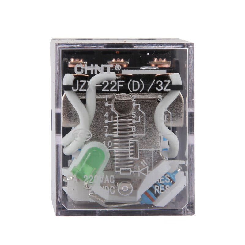 Chint CHNT small electromagnetic relay JZX series thin 11 feet + base AC24V