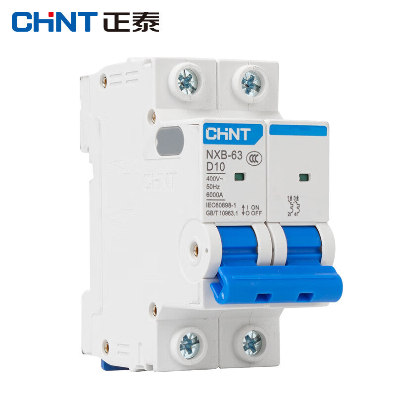 Chint (CHNT) NXB-63-2P-D32 air switch D-type overload DZ47 upgraded small circuit breaker 2P D32