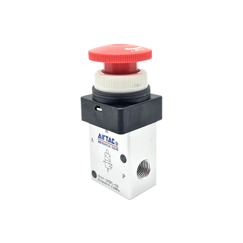 AirTAC Parking Rotary Button Manual Valve (1/4); CM3PL08R