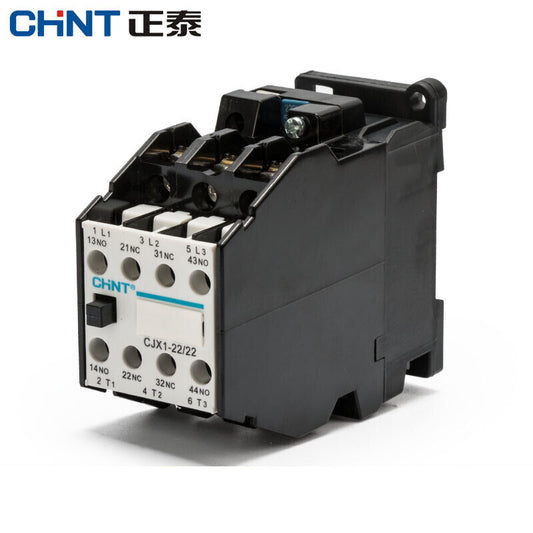 Chint (CHNT) CJX1-22/22-220V AC contactor single-phase three-phase two normally open and two normally closed