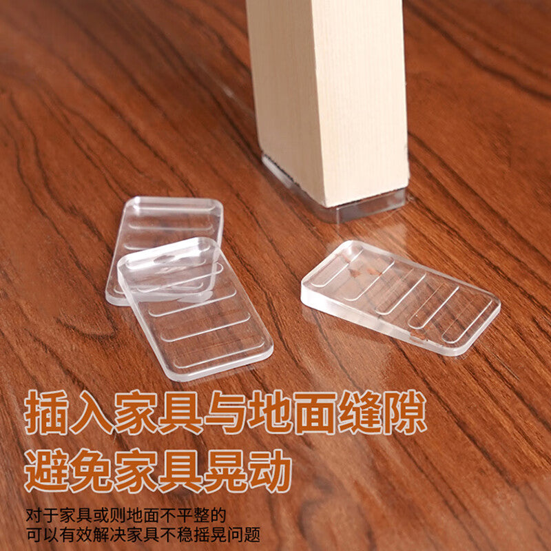 Duo Furniture Leveling Pads, Cabinet Foot Pads, Adjustable Triangular Pads, Refrigerator Balance Pads, Uneven Floor Pads, 8-Pack