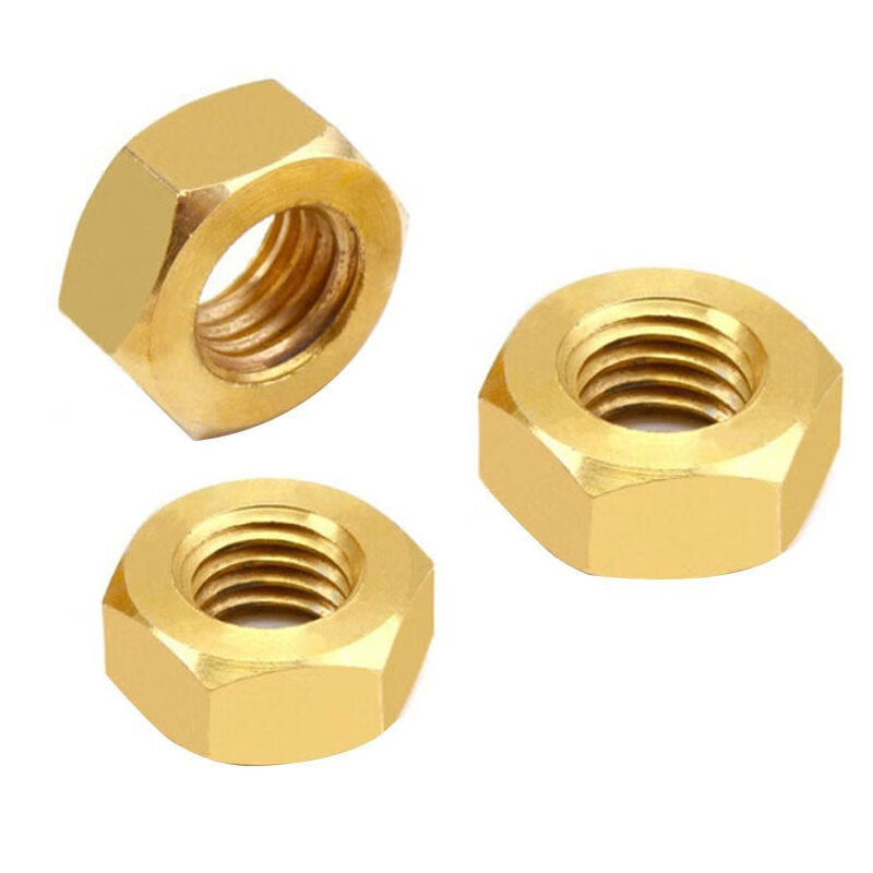 Winstein 62 Brass External Hex Nut DIN934 M8 (20 pieces) Hex Brass Nuts and Sheets WSX227