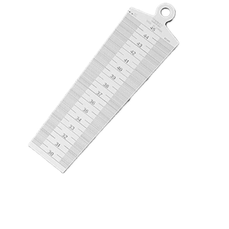 Mitz gap gauge, feeler gauge, stainless steel wedge feeler gauge, tapered gauge, bore diameter gauge, feeler gauge 15-30mm