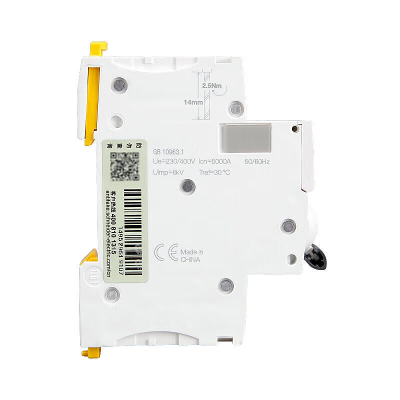Schneider Electric circuit breaker; iC65N 1P C3A