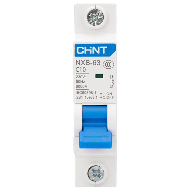 Chint miniature circuit breaker 1P 10A C 6kA NXB-63 1P C10