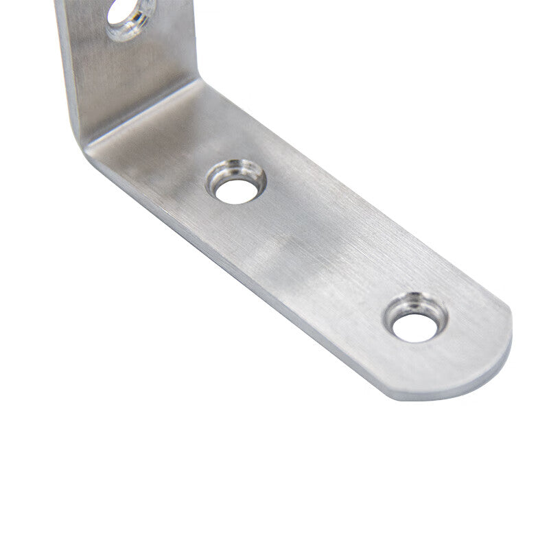 Hesterig Thickened Stainless Steel Corner Bracket, 90-degree Right Angle Corner Bracket, Triangular Bracket, L-shaped Corner Bracket, Shelf Support Fixing Bracket (with screws), No. 7 Corner Bracket, 85*85*20mm (2 pieces), JG-1894