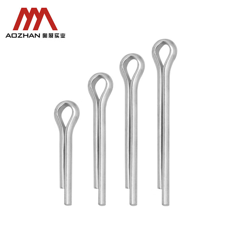 AOZHAN GB91 Stainless Steel 304 Cotter Pins, Hairpins, Whistle Pins, U-Shaped Pins, Steel Pins, Positioning Pins GPH M5.0*55 (450 pieces/box)