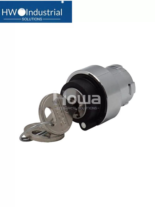 2pcs Key 2-gear Self-locking Operating Button Switch Head ZB2BG4C ZB2-BG4C [1]