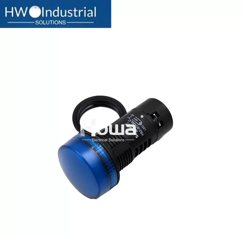 2pcs LED Blue Signal Indicator Light XB2-BVB6LC XB2BVB6LC DC24V [1]