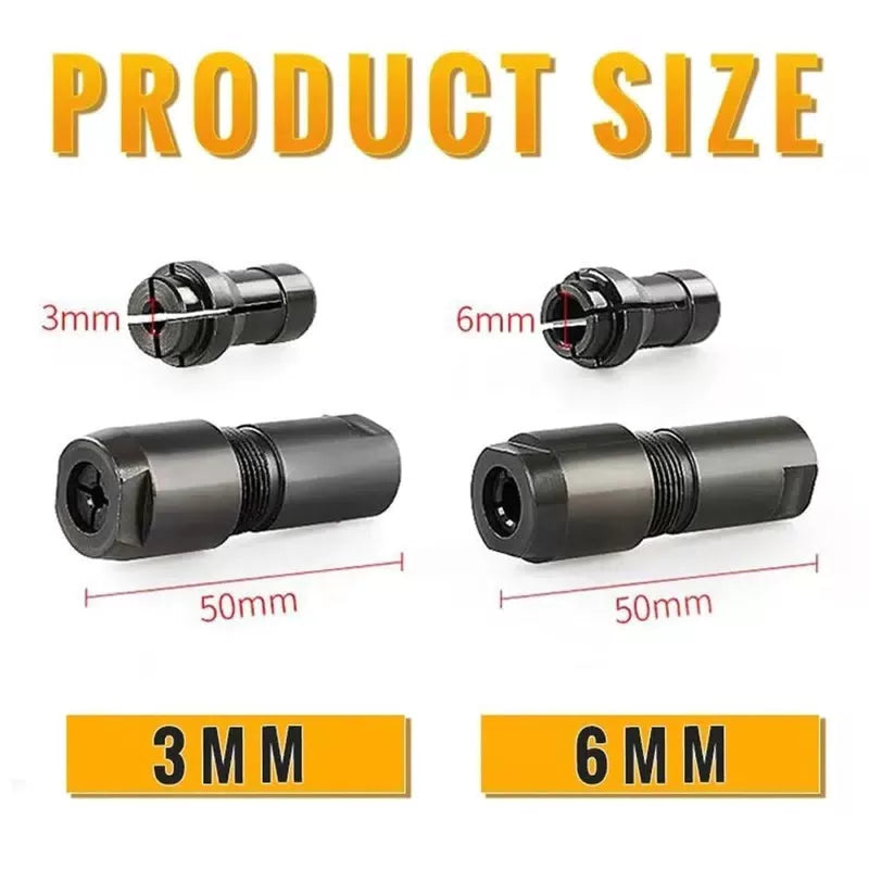 2x 100-Type Angle Grinder Modified Adapter To Straight Grinder Chuck M10 Thread [7]