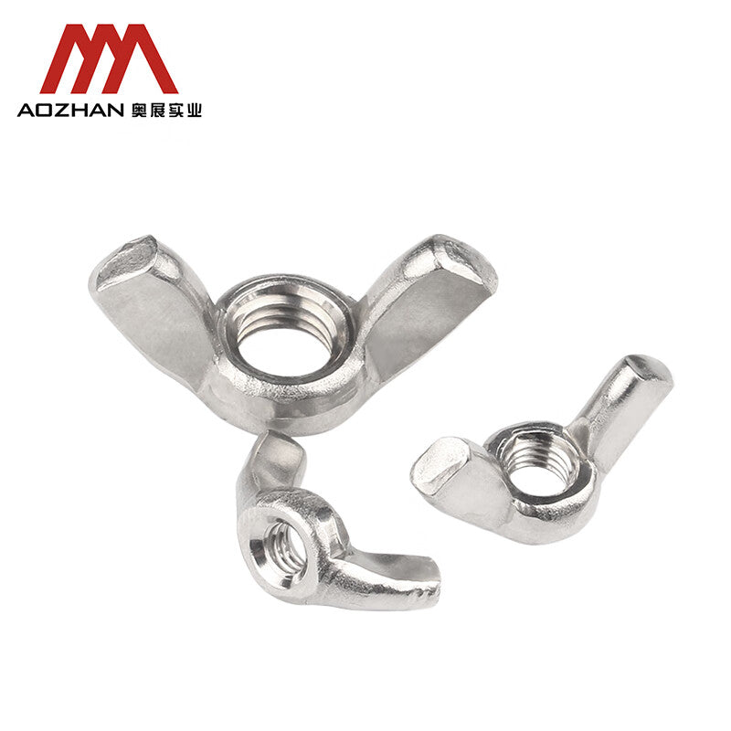 AOZHAN Disc Nuts DIN315 Stainless Steel 304 GPH M5 (1300 pieces/box)