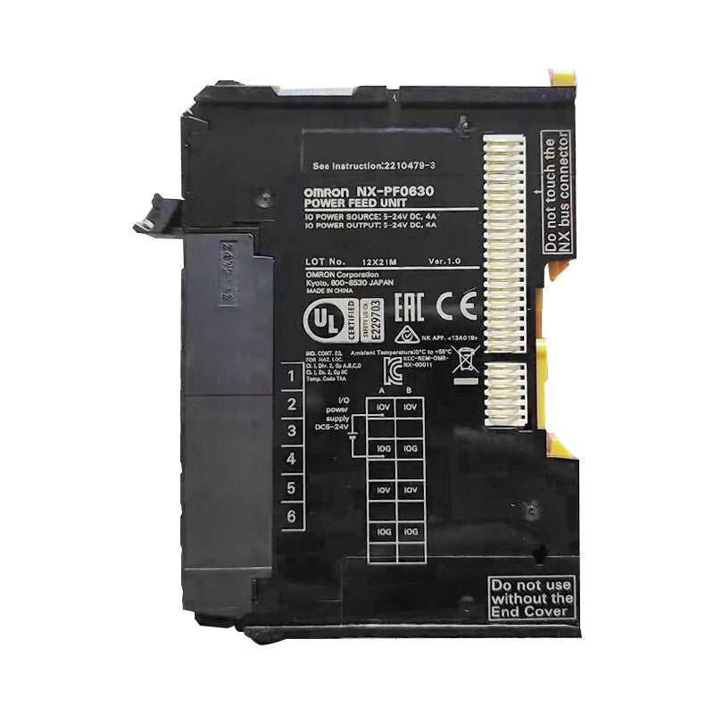 Omron EtherCAT Slave Terminal, with I/O Power Supply Unit; NX-PF0630