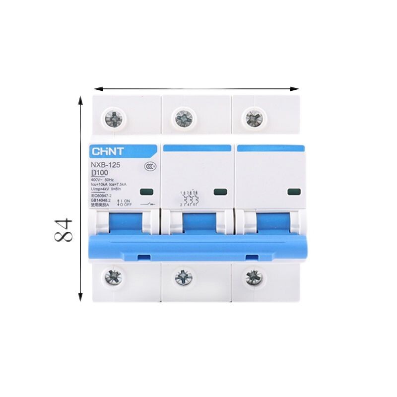 Chint NXB-125 3P D100 Circuit Breaker Air Switch