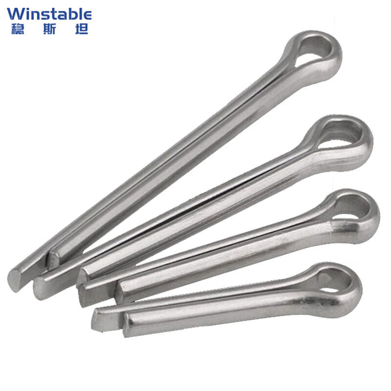Winstein WSX246 304 Stainless Steel Cotter Pins, Hairpins, U-Shaped Pins, GB91 M2.5*35 (200 pieces)