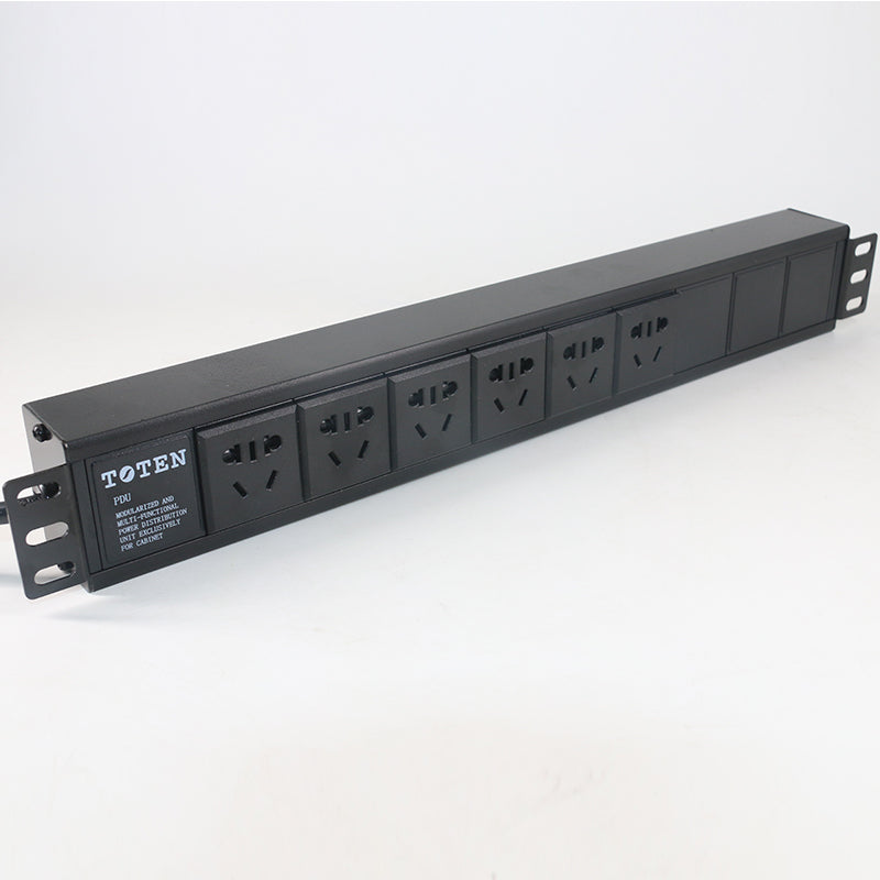 Totem PDU Cabinet Socket 6-Bit 10A Industrial Power Distributor