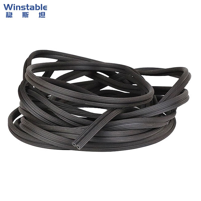 Winstan (50m) window screen sealing strip, aluminum alloy door and window sealing strip, soundproof and windproof rubber strip, fixing round strip, diameter 5.5mm WY06