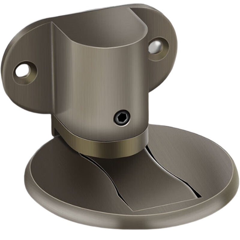 Deyu Products - No-Drill Anti-Collision Door Stopper, Invisible Metal Door Stopper, Adjustable Height, Strong Magnetic Door Stopper, Antique Bronze (with Adhesive and Screws)