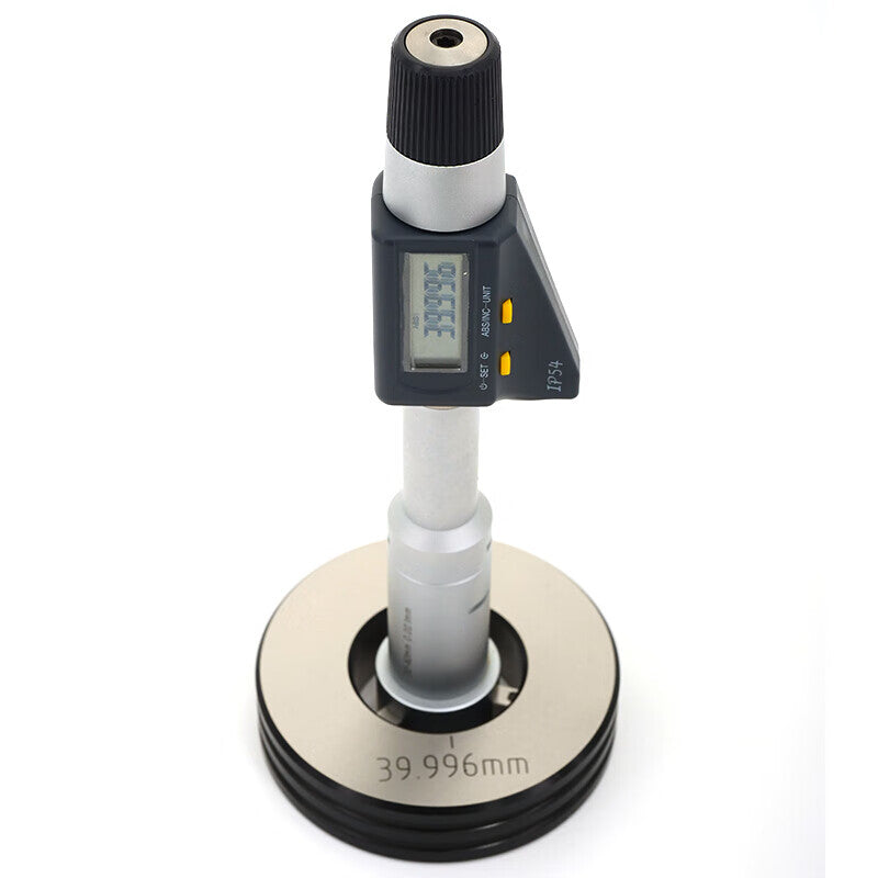 Northwest Qingliang Electronic Three-Point Inside Micrometer Digital Display Three-Jaw Through Blind Hole Measurement High Precision 0.001mm 335-11-950/Measuring Range 62-75mm