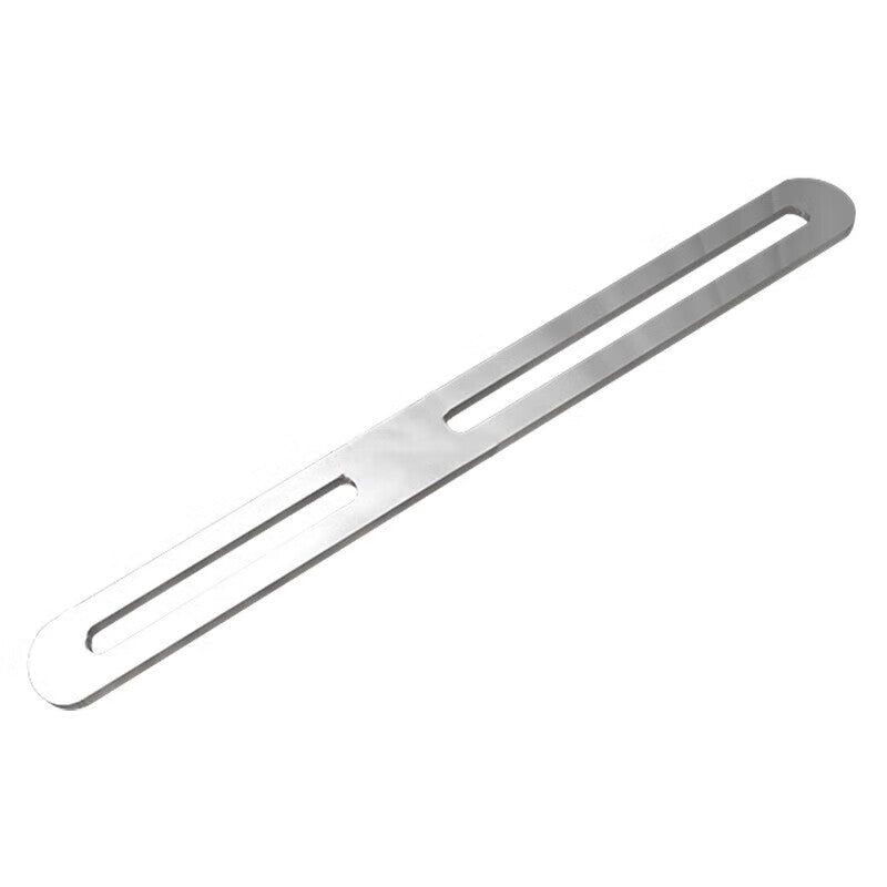 Jin Gu Lao Stainless Steel Thickened Corner Bracket, Movable Right Angle Corner Bracket, Fixed Support Shelf Support, Straight Plate 275 (2 pieces) KZS-1129