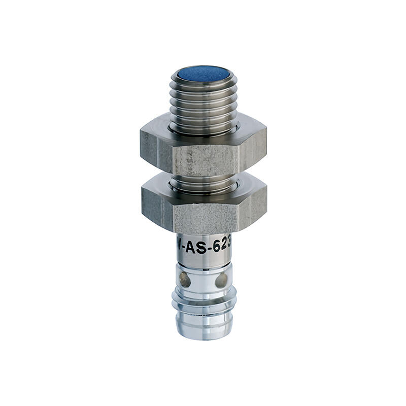 Contrinex Enhanced sensing distance, (quasi) flush cylindrical inductive proximity sensor; DW-AS-623-M8-123