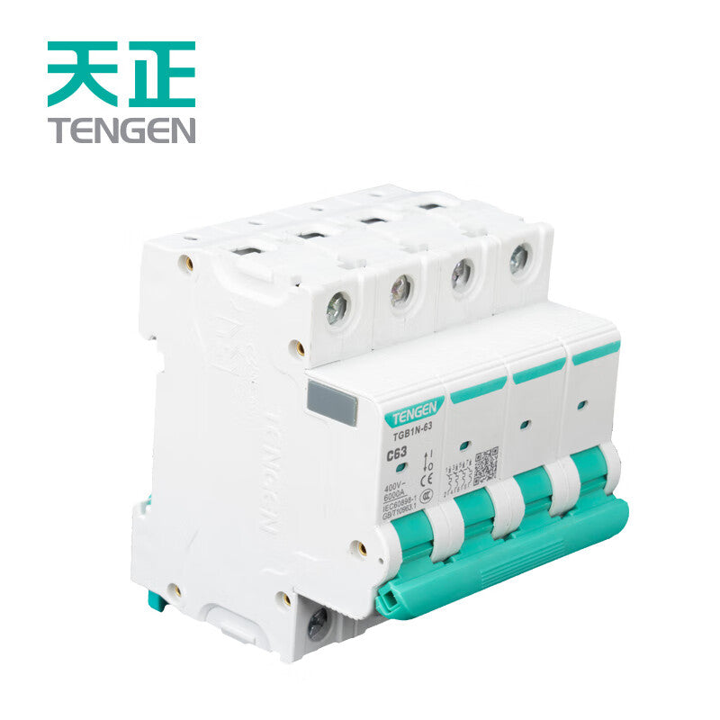 Tianzheng Electric TGB1N series 63 frame air switch small circuit breaker short circuit overload protection type C 4P 63A (Xiangyun 3.0) 335012800788