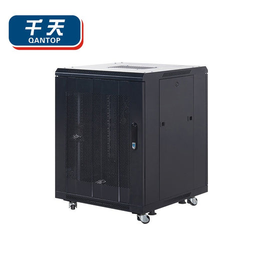 Qantop 16U Server Cabinet Standard 19 Inches - 0.6m Depth & Height