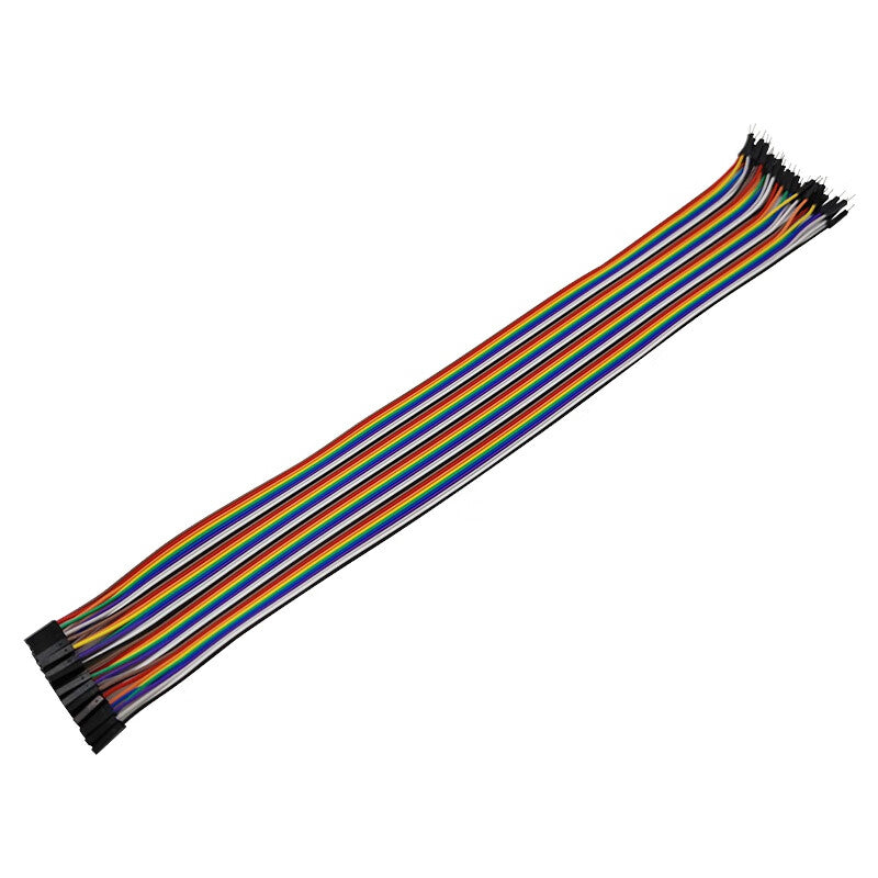 DuPont jumper wires, 40P*2, DuPont ribbon cable, copper core connector, PCB jumper wires, 80 wires per pack, male to female, 40cm.