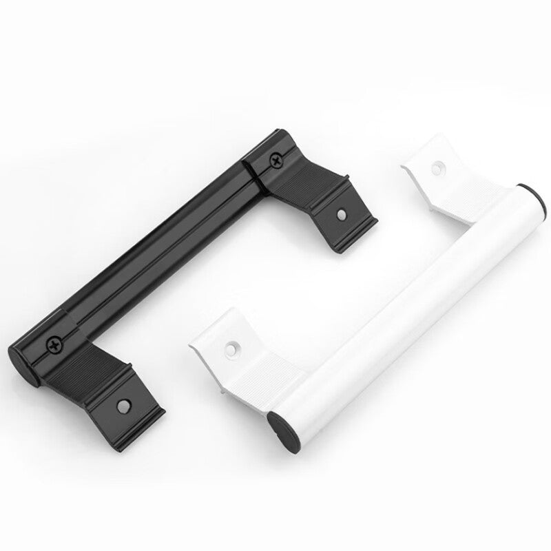 Deqi Aluminum Alloy Door and Window Handles, Balcony Window Door Handles, Room Door Handles, Wooden Door Handles, Surface-Mounted Cabinet Door Handles, Champagne Gold