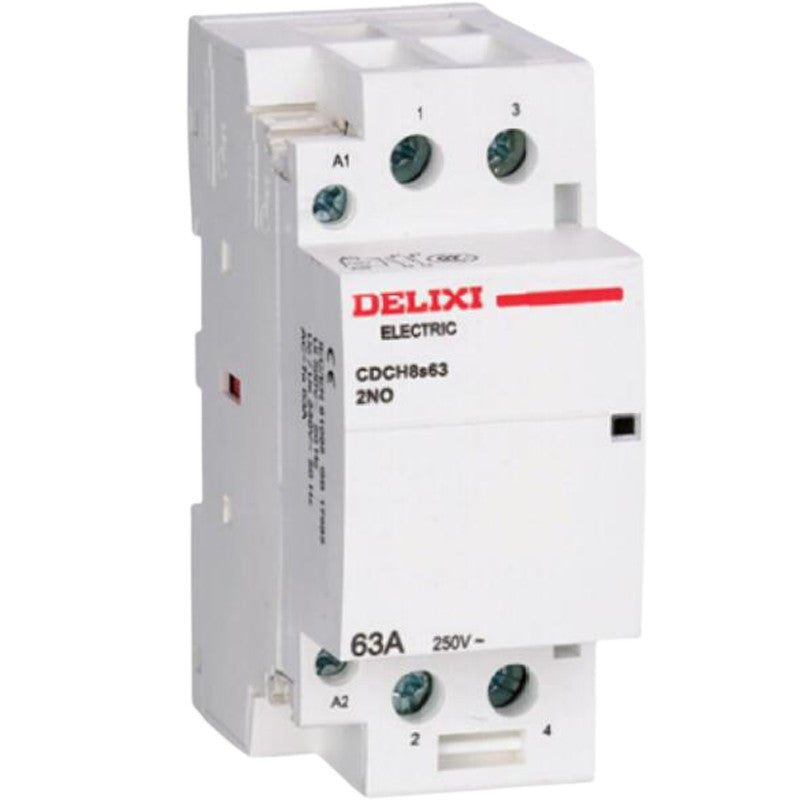 DELIXI ELECTRIC CDCH8s63 63A Contactor 2P 2NO 220-240V