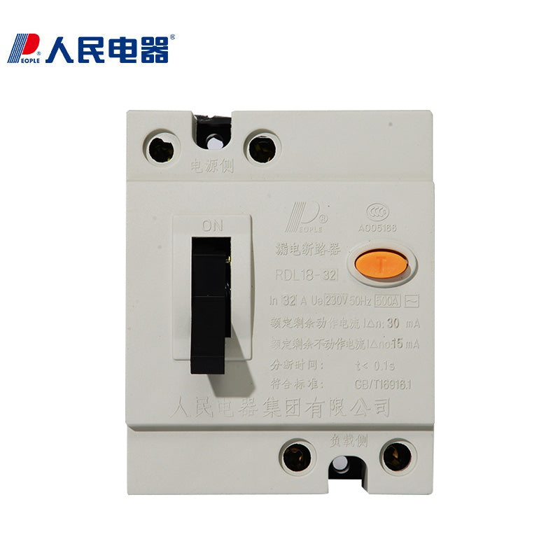 PEOPLE RDL18 Series 32A Leakage Protector for Electric Shock Protection