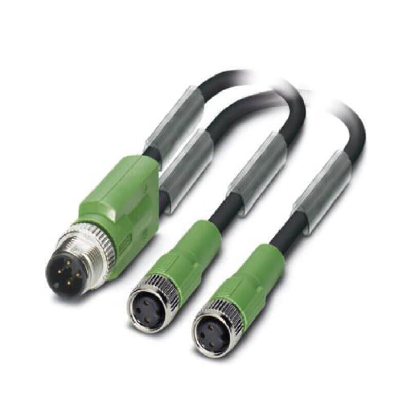 Phoenix sensor/actuator cable; SAC-3P-M12Y/2X1,5-PUR/M 8FS