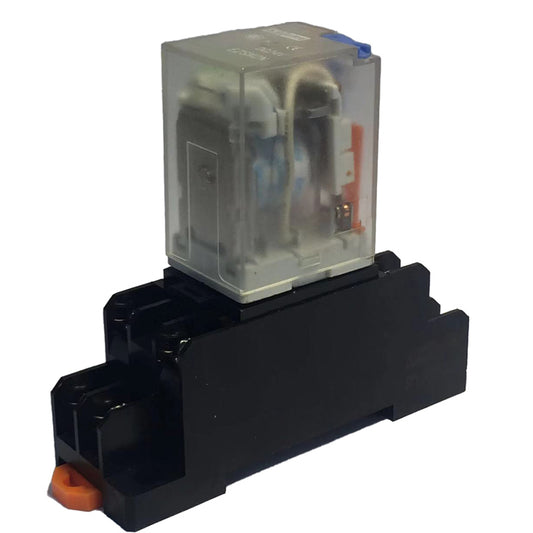 ERT EZSM4N-48D DC48V intermediate relay plug-in type (4 sets with test button and LED light 3A, 14 feet, coil voltage DC 48V)