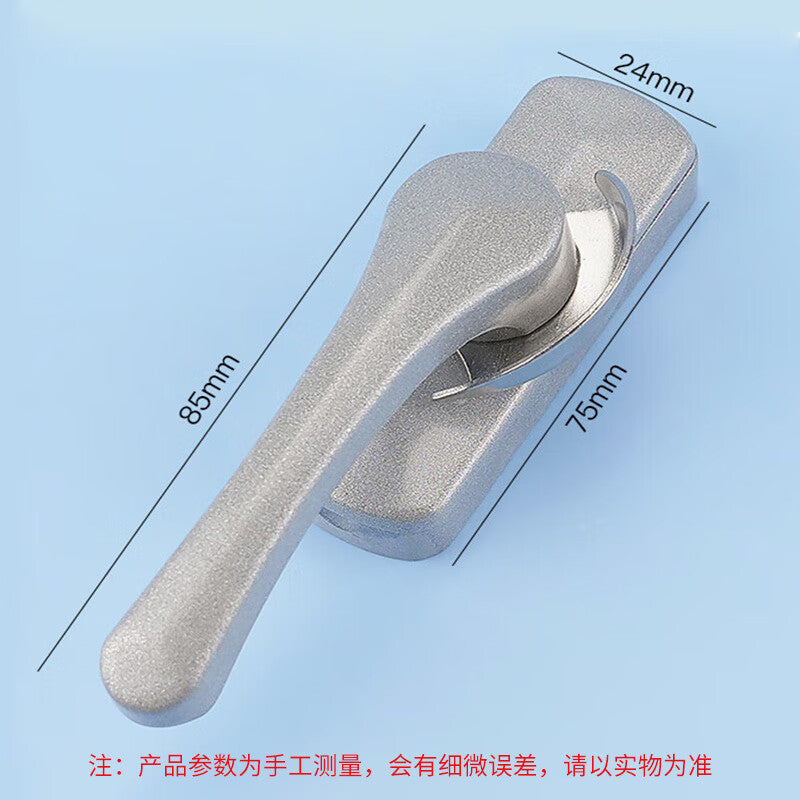 Haisik Door and Window Locks [Beijing Warehouse Delivery] Universal Crescent Lock, Glass Sliding Door Lock, Sliding Window Lock, Concealed Hole, Matching Hook Screws, Elegant Black HKsq-152