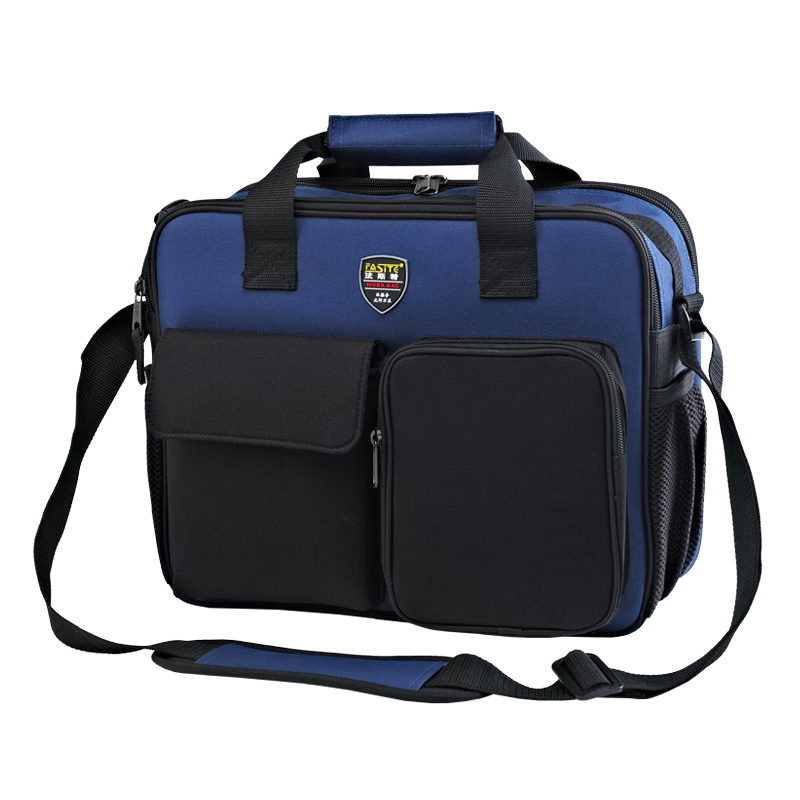 FASITE tool bag multifunctional home appliance repair one-shoulder canvas durable electrician special bag medium (1680D)