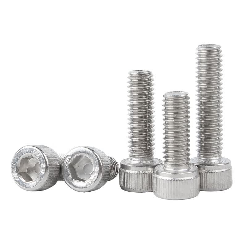 Bocai 304 Stainless Steel Socket Head Screws, Extended Bolts M5x12 (100 pieces/pack)