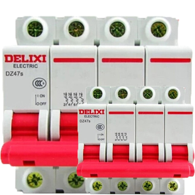DELIXI-ELECTRIC small circuit breaker-air switch-DZ47S-D-4P-16A/piece