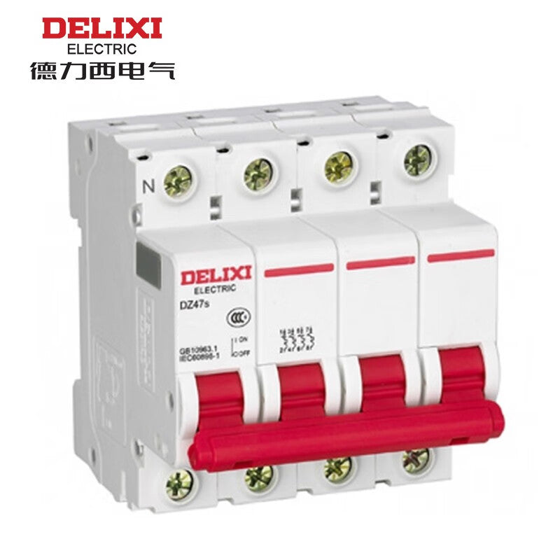 Delixi DZ47s 3P+ND 50A 6KA 400VAC DZ47SN6D50 miniature circuit breaker (C)