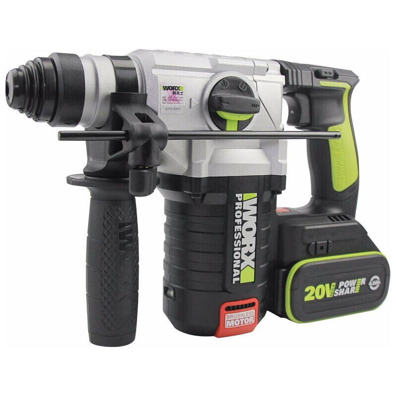 WORX Cordless Hammer 24MM 20V 5.0Ah Dual Battery WU388.4