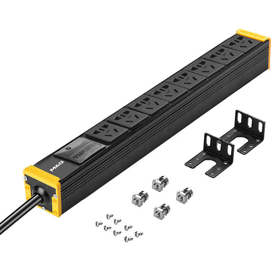Breakthrough (M&G) PDU cabinet socket power strip high power socket national standard small five holes; 07TG130302 can be customized