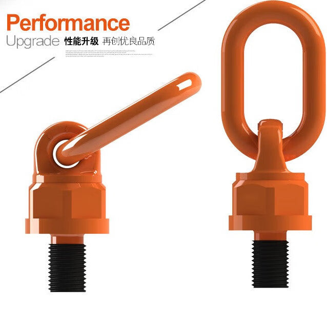 GUYU universal lifting eye, 360-degree lifting point, high-strength lifting eye screw mold, lifting lug, lifting eye M12*19 mm.
