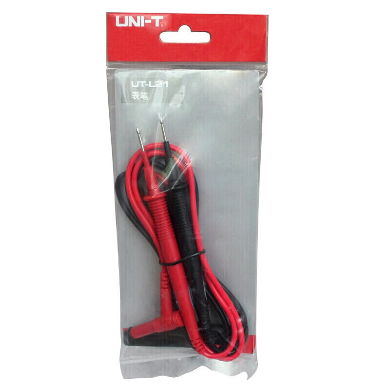 Uni-T UT50 series multimeter comes standard with test leads; UT-L21