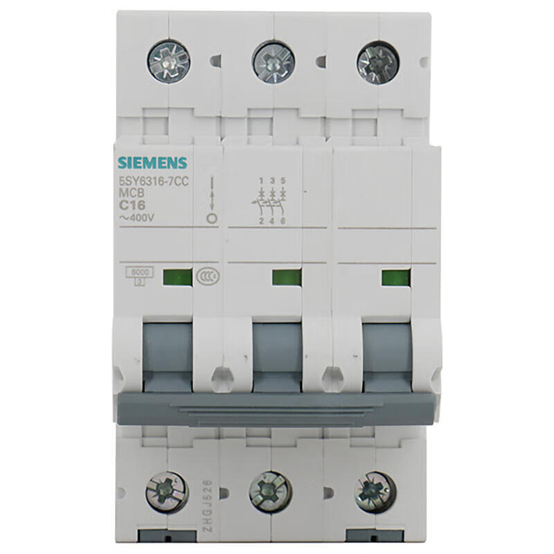 Siemens 20A 3P 6kA Miniature Circuit Breaker 5SY6