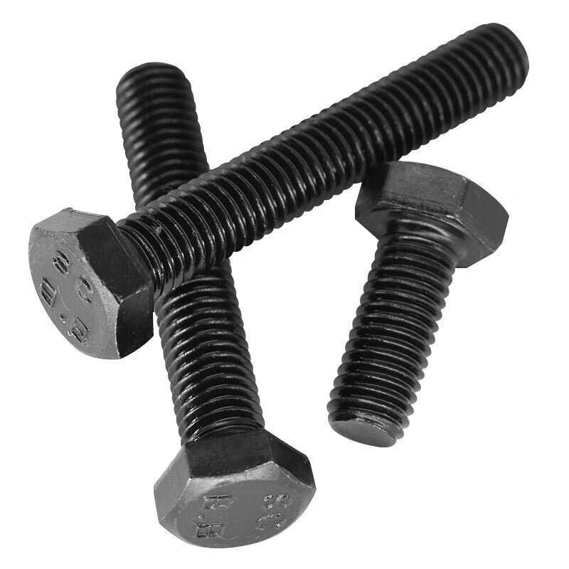 Haisdic HK-41 8.8 grade blackened and quenched GB5783 full thread external hex bolt, hex head bolt, hex screw M20*35 (10 pieces)