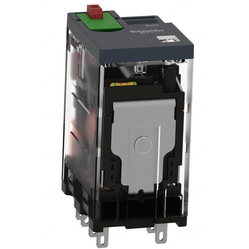Schneider Electric plug-in intermediate relay, 4CO, 5A, with indicator light, 230AC; RXM4CB2P7