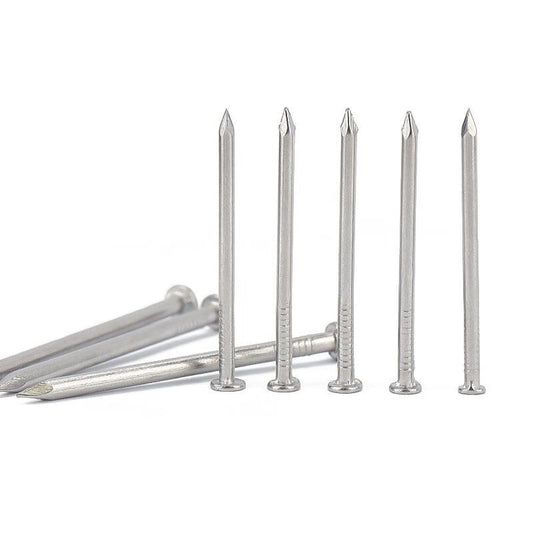 Taizhu high-strength cement nails, round carpenter nails, foreign nails. Unit: pack, 4 inches (10 cm long), about 22 nails (half a pound).