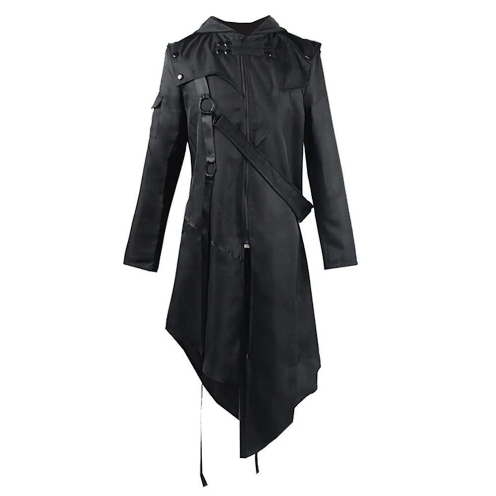 Irregular Style Men's Hoodie Coat Perfectly Suited for Themed Cosplay Events