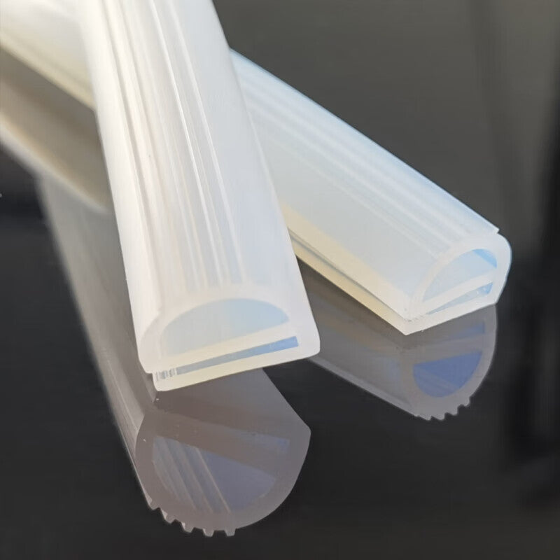 Find Gangbaba E-type silicone high-temperature resistant sealing strips, white/width 20*height 16mm, price per meter, 48-hour service.