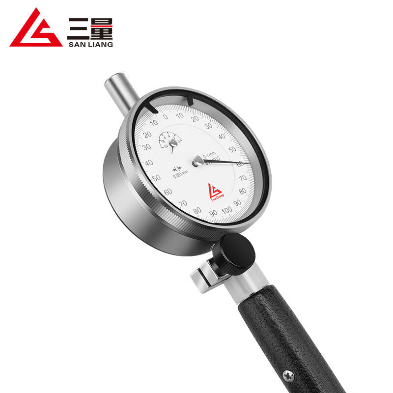 Three-dimensional dial indicator, inner diameter indicator, 6-10mm cylinder gauge set, 0.001 JDV47, range 35-50mm.