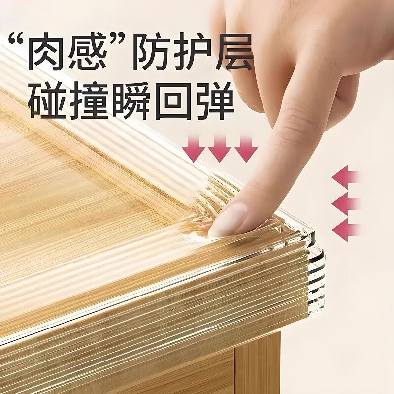 Shengduoshan transparent anti-collision strip, invisible table corner protector for infants and toddlers, anti-collision sticker, invisible anti-collision, no edge curling, 2 meters.