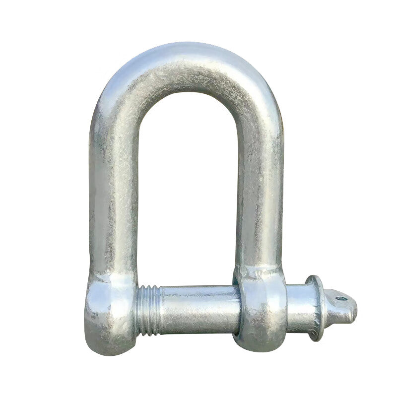 Juwei Shackles, Galvanized National Standard U-Shackle Straight Shackle Lifting Accessories JG-0374 M28 [3-Ton Load Capacity]